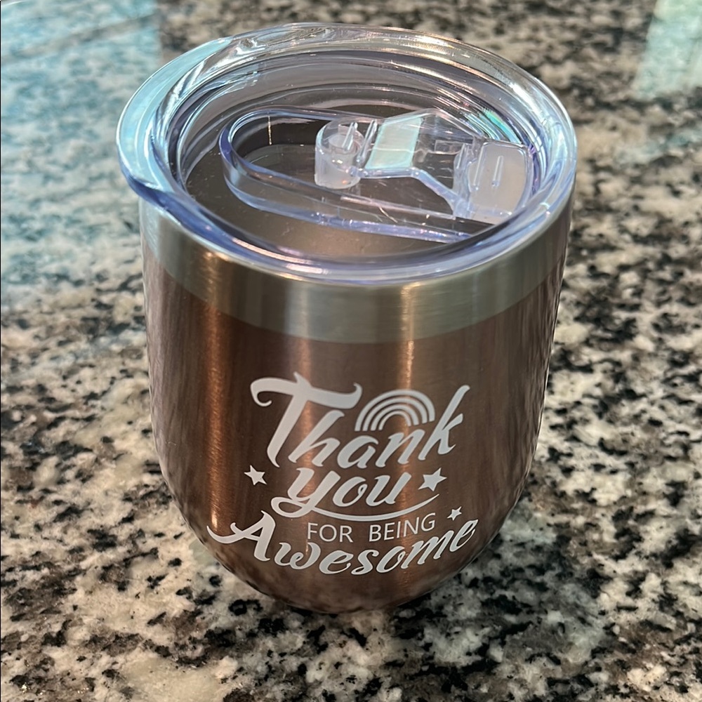 Stainless Steel Tumbler with Lid